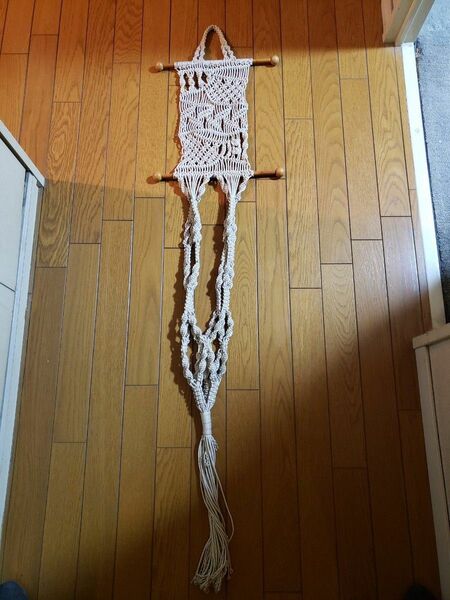 マクラメプラントハンガー ハンドメイド