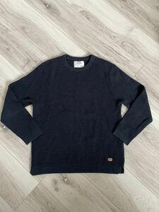 ZARA Zara Kids long T темно-синий SIZE10 140 прекрасный б/у 