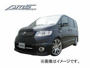 AMS/エーエムエス AMS active morting style フロントグリル 塗装済み品 セレナ ハイウェイスター 前期 C25 2005年05月～2007年12月