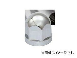 ジェットイノウエ 丸型リヤハブナットカバー クロームメッキ 22mm 500613 入数：10個