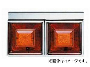 jet inoue rectangle 2 ream flash tail lamp small size ( relay less ) 175×300× depth 145mm rating :24V 525831 go in number :R/L set 