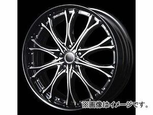 エムズスピード JJ CHROMO ホイール 20インチ BK/PO 20×10.0JJ 5穴 インセット38 BKアルマイトリム