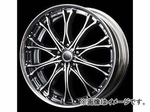 エムズスピード JJ CHROMO ホイール 19インチ BK/PO 19×8.0JJ 5穴