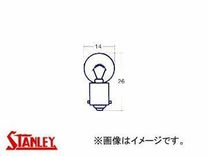 スタンレー/STANLEY パネル・メーター用電球 24V 6W A586 入数：10個