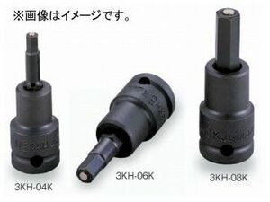 トネ/TONE 9.5mm（3/8”） ヘキサゴンソケット（マグネット付） 品番：3KH-06K