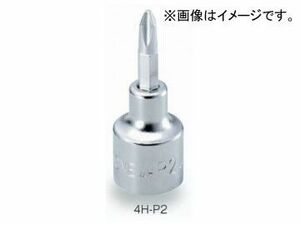 トネ/TONE 12.7mm（1/2”） ドライバービットソケット 品番：4H-P2