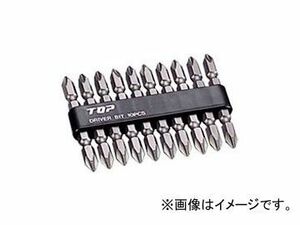 トップ工業/TOP 電動ドリル用ドライバビット10本組セット DB2-6510 JAN：4975180894298