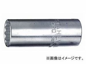 スタビレー/STAHLWILLE 1/4SQ ディープソケット（12角）（01240006） 品番：40DL-6 JAN：4018754000821