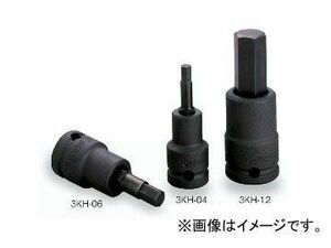 トネ/TONE 9.5mm（3/8”） ヘキサゴンソケット（強力タイプ） 品番：3KH-06