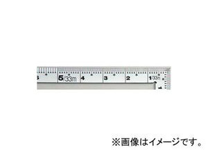 シンワ測定 曲尺厚手広巾 シルバー 1尺6寸 表裏同目 4段目盛 10456 JAN：4960910104563