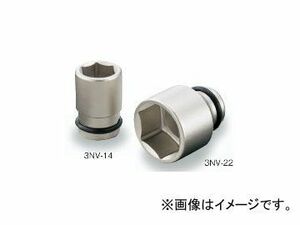 トネ/TONE 9.5mm（3/8”） インパクト用ソケット 品番：3NV-16