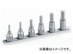 トネ/TONE 12.7mm（1/2”） ヘキサゴンソケットセット（ホルダー付） 6点 品番：HH406