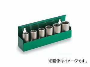 トネ/TONE 12.7mm（1/2”） インパクト用ロングソケットセット（壁掛式） 6点 品番：NV406