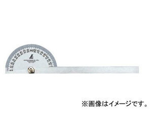 シンワ測定 プロトラクター No.30 シルバー φ120 竿目盛なし 62774 JAN：4960910627741