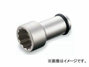 トネ/TONE 19.0mm（3/4”） インパクト用ロングソケット（12角） 品番：6NW-24L100