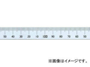 シンワ測定 マシンスケール 500mm 上段右基点目盛 穴なし 14139