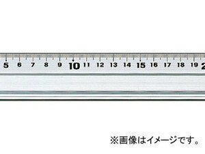 シンワ測定 アルミ直尺 アル助 30cm スベリ止なし 65501 JAN：4960910655010