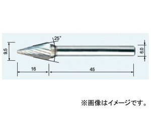 ムラキ メタル・リムーバル マスター超硬バー スパイラルカット(ステンレス切削用) HD5C 10S