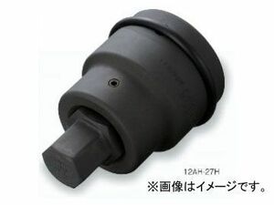 トネ/TONE 38.1mm（1 1/2”） インパクト用ヘキサゴンビットソケット（差替式） 品番：12AH-36H