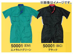 山田辰/YAMADA TATSU スリードラゴン 半袖ツヅキ服 50001-BC-3L ブラック サイズ：3L