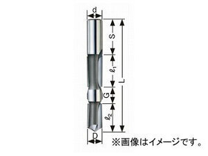 大見工業/OMI 木工ビット 超硬2段（両面）フラッシュビットルーター用(12φ) 2F1210 JAN：4948572020124