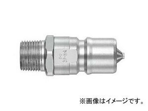 日東工器 SPカプラ Type A プラグ めねじ取付用 4P-M-A BRASS/FKM