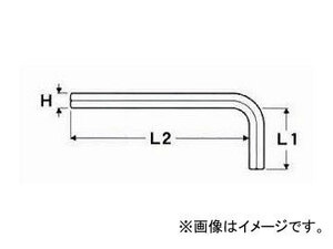 エイト/EIGHT 六角棒スパナ 単品 標準寸法 ミリ No.001-4.5mm