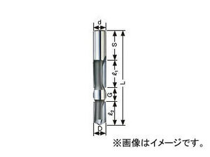 大日商/DAINISSYO 木工ビット 超硬2段（両面）フラッシュビット ルーター用（12φ） 12×12 2F1212 JAN：4948572020131