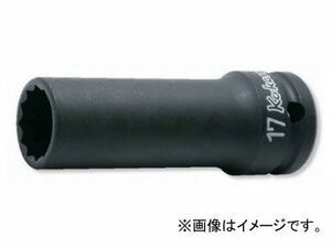 コーケン/Koken 1/2”（12.7mm） 12角ディープソケット（薄肉） 14306M-18
