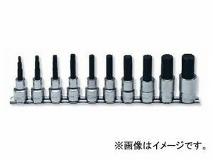 コーケン/Koken 1/2”（12.7mm） ヘックスビットソケット レールセット 10ヶ組 RS4010M/10-L50