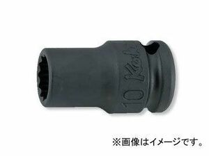 コーケン/Koken 3/8”（9.5mm） 12角ソケット（薄肉） 13406A-3/4