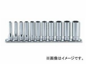 コーケン/Koken 1/4”（6.35mm） 12角ディープソケット レールセット 11ヶ組 RS2305M/11