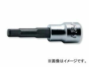 コーケン/Koken 3/8”（9.5mm） ヘックスビットソケット（グリップリング付） 3015M-100-10