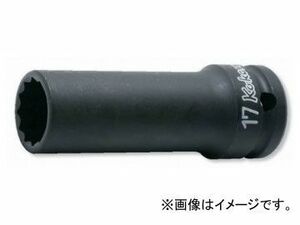 コーケン/Koken 1/2”（12.7mm） 12角ディープソケット（薄肉） 14306M-14