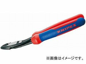 クニペックス/KNIPEX 強力型斜ニッパー ベントタイプ 品番：7422-250 JAN：4003773071372