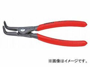 クニペックス/KNIPEX 軸用精密スナップリングプライヤー 曲 品番：4921-A31 JAN：4003773050315