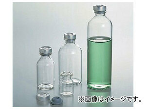 アズワン/AS ONE バイアル瓶（ゴム栓アルミキャップ付き） No.4 品番：5-111-04