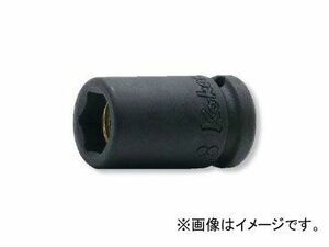 コーケン/Koken 1/4”（6.35mm） 6角ソケット（マグネット付） 12400MG-12