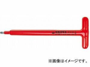 クニペックス/KNIPEX 絶縁T型六角棒レンチ 品番：9815-08 JAN：4003773020493