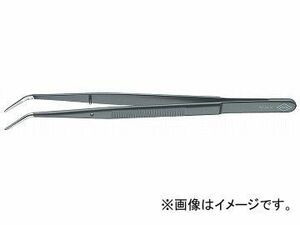 クニペックス/KNIPEX 精密ピンセット 品番：9234-37 長さ：155mm ガイドピン付 JAN：4003773054849