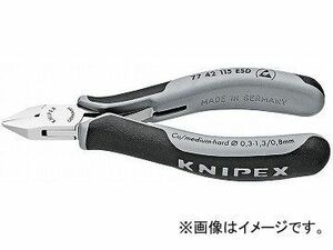 クニペックス/KNIPEX エレクトロニクスニッパー 品番：7742-115ESD JAN：4003773031901