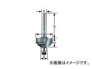 大日商/DAINISSYO コーナービット 両段サジ面 トリマー用 2分 R2 JAN：4948572030277