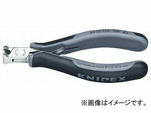 クニペックス/KNIPEX エレクトロニクスエンドカッティングニッパー 品番：6412-115ESD JAN：4003773024323