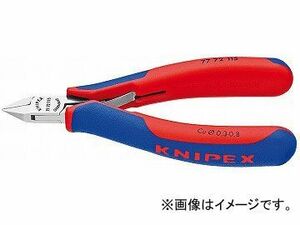 クニペックス/KNIPEX エレクトロニクスニッパー 品番：7772-115 JAN：4003773028000