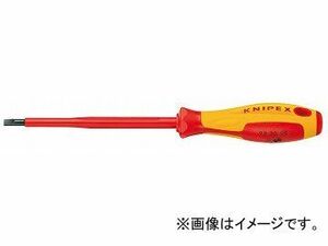 クニペックス/KNIPEX 絶縁ドライバー マイナスネジ用 品番：9820-3.5 JAN：4003773024217