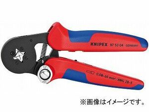 クニペックス/KNIPEX ワイヤーエンドスリーブ圧着ペンチ 品番：9753-04 JAN：4003773030270