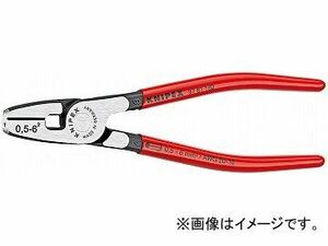 クニペックス/KNIPEX エンドスリーブ用圧着ペンチ 品番：9781-180 JAN：4003773019794