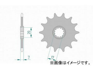 2輪 アファム Fスプロケット 品番：94107-14 スチール 415-14 トライアンフ デイトナ 955I 2000年～2002年 JAN：4548664335640