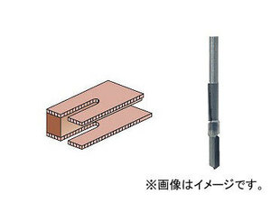 ライト精機 超硬2段フラッシュ TR-35 トリマ用(6mm軸) 8×6mm 全長（mm）：86 幅（mm）：8 有効長（mm）：24・21 JAN：4990052001956