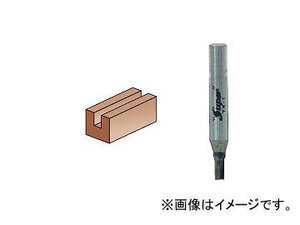 ライト精機 超硬ストレートビット TR-1 トリマ用(6mm軸) 3×6mm 全長（mm）：44 有効長（mm）：6 JAN：4990052001611